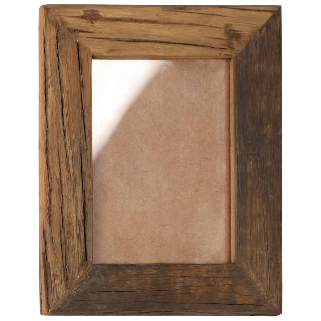 Fotolijsten 2 St 25X30 Cm Massief Gerecycled Hout En Glas