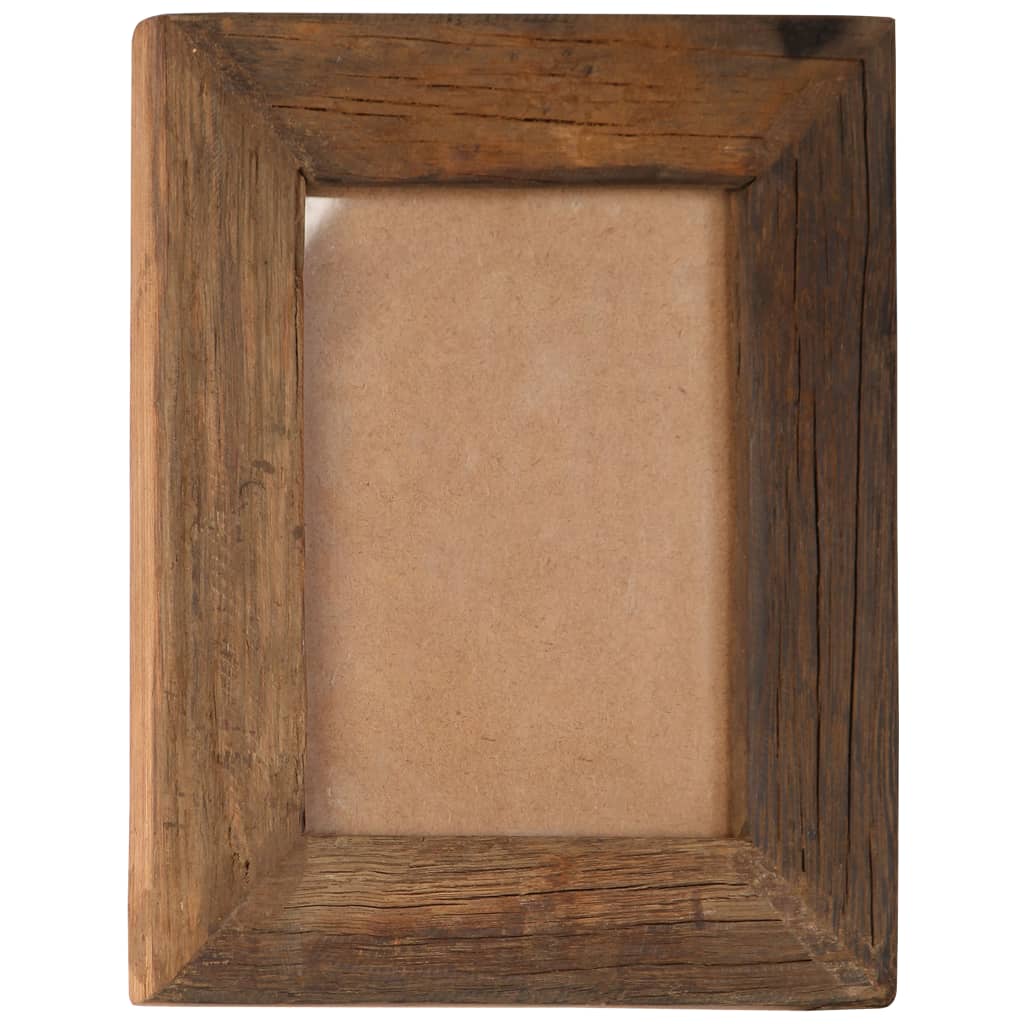 Fotolijsten 2 St 25X30 Cm Massief Gerecycled Hout En Glas