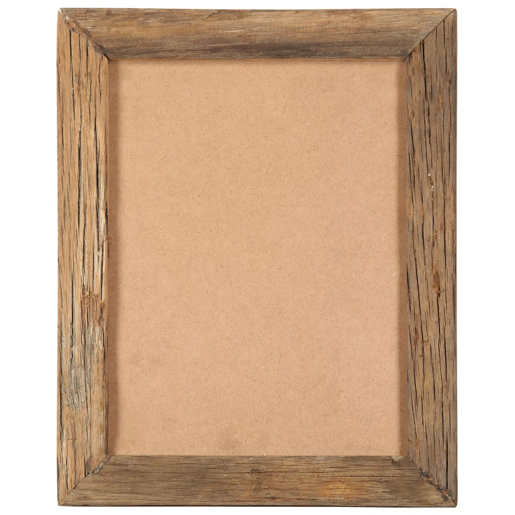Fotolijsten 2 St 34X40 Cm Massief Gerecycled Hout En Glas