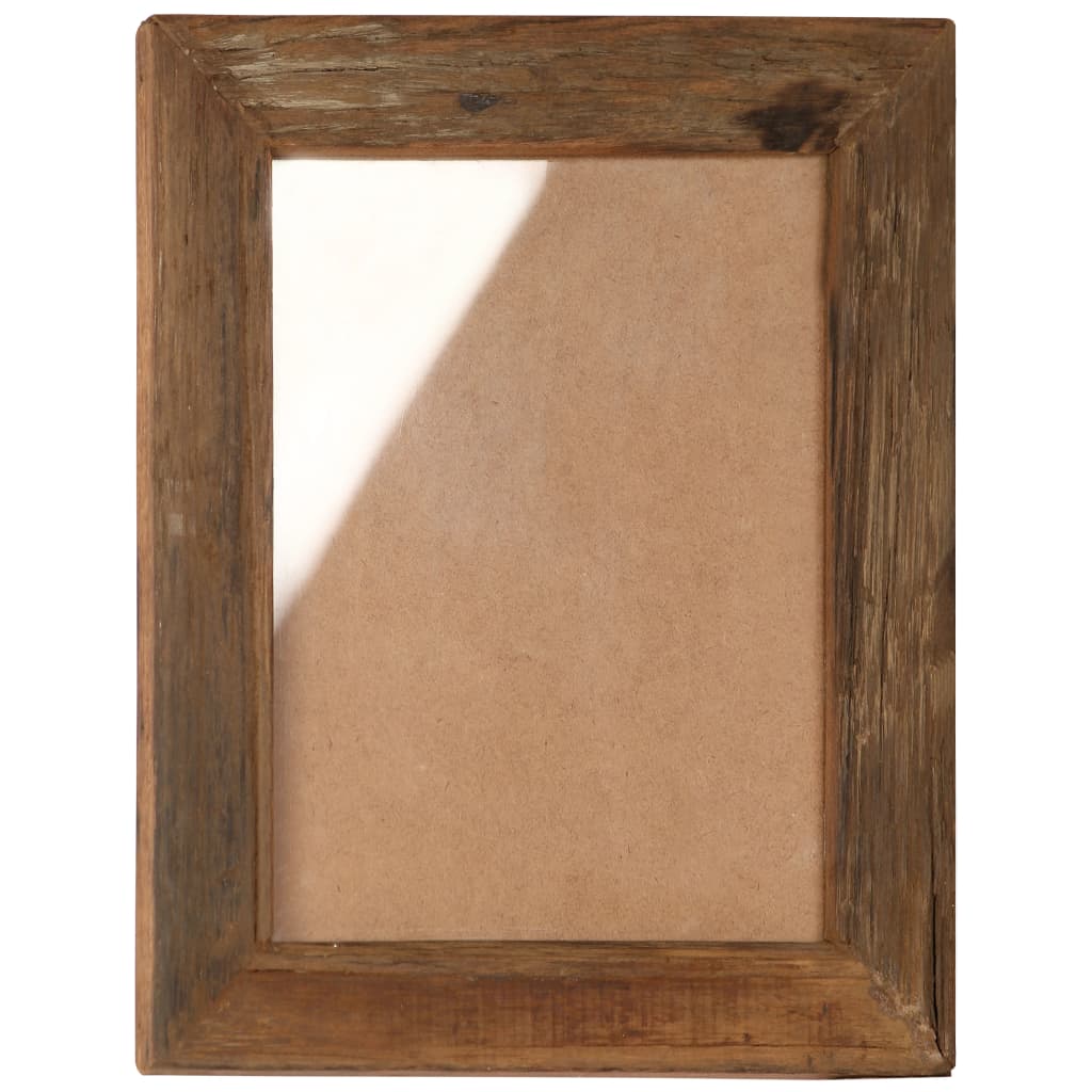 Fotolijsten 2 St 34X40 Cm Massief Gerecycled Hout En Glas