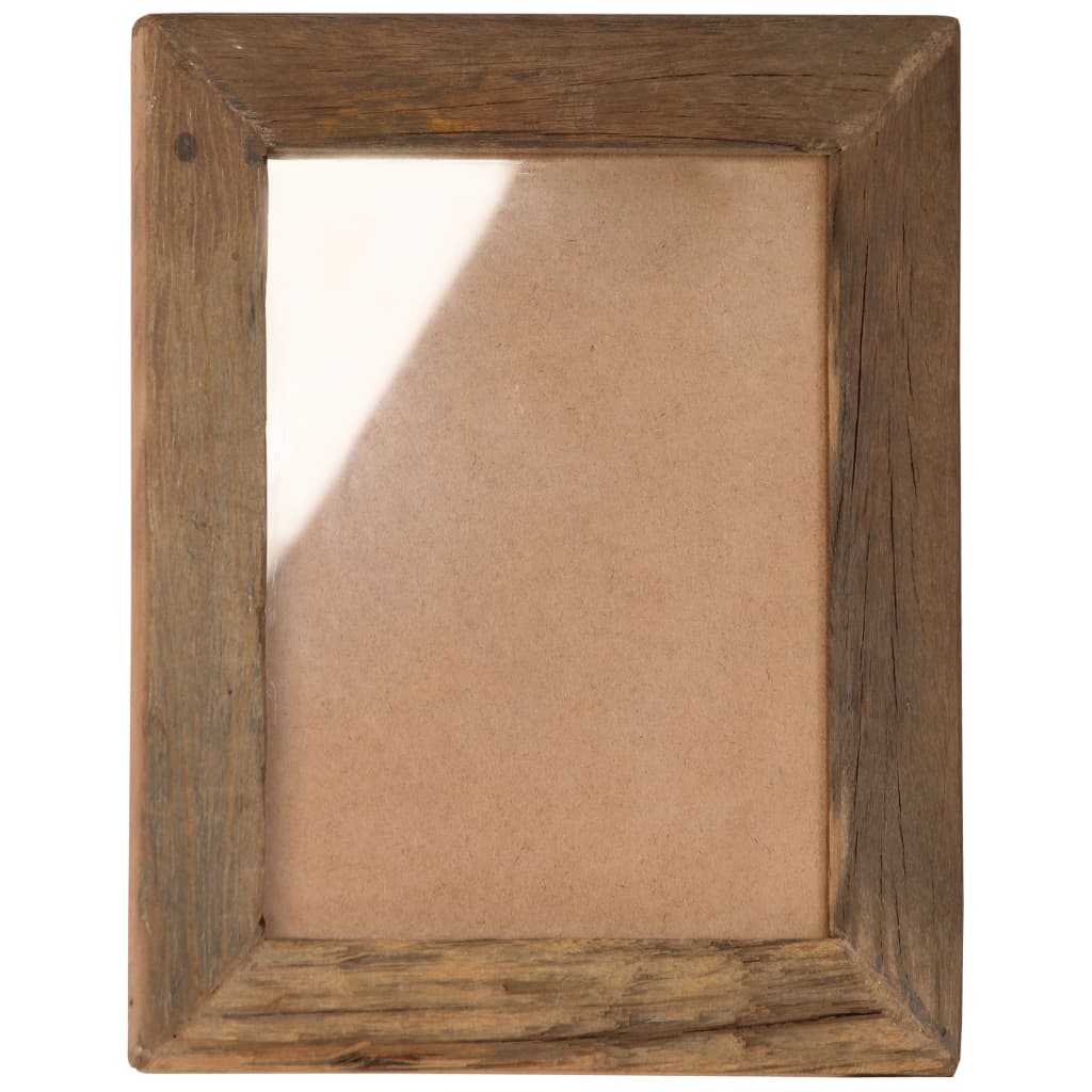 Fotolijsten 2 St 34X40 Cm Massief Gerecycled Hout En Glas