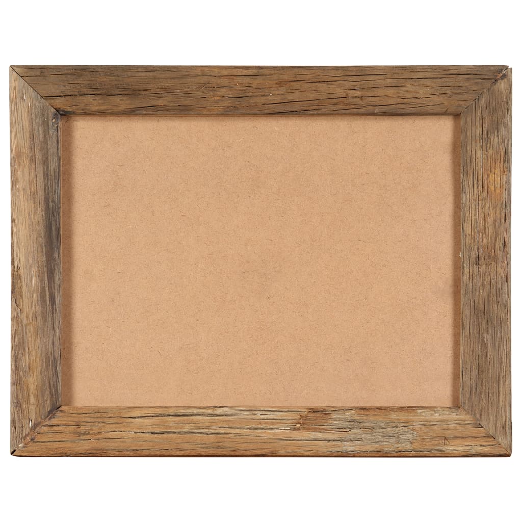 Fotolijsten 2 St 34X40 Cm Massief Gerecycled Hout En Glas