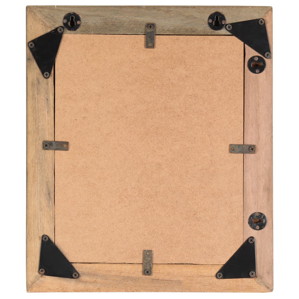 Fotolijsten 2 St 34X40 Cm Massief Gerecycled Hout En Glas