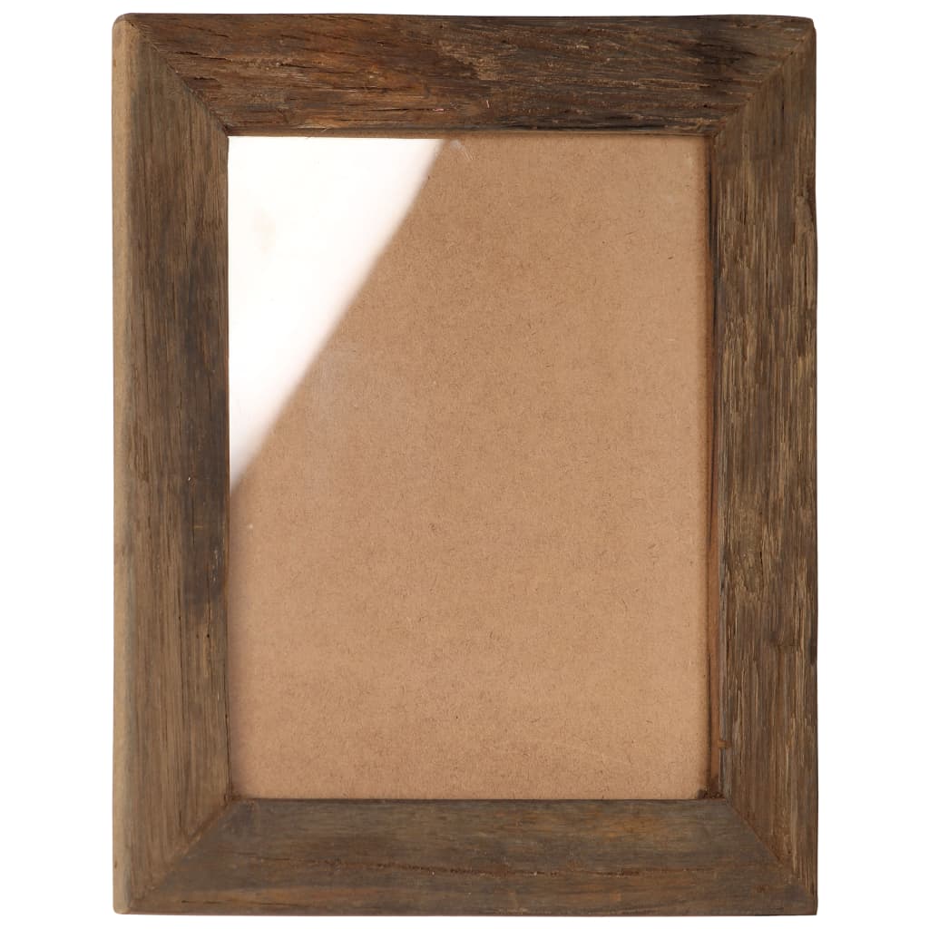 Fotolijsten 2 St 34X40 Cm Massief Gerecycled Hout En Glas