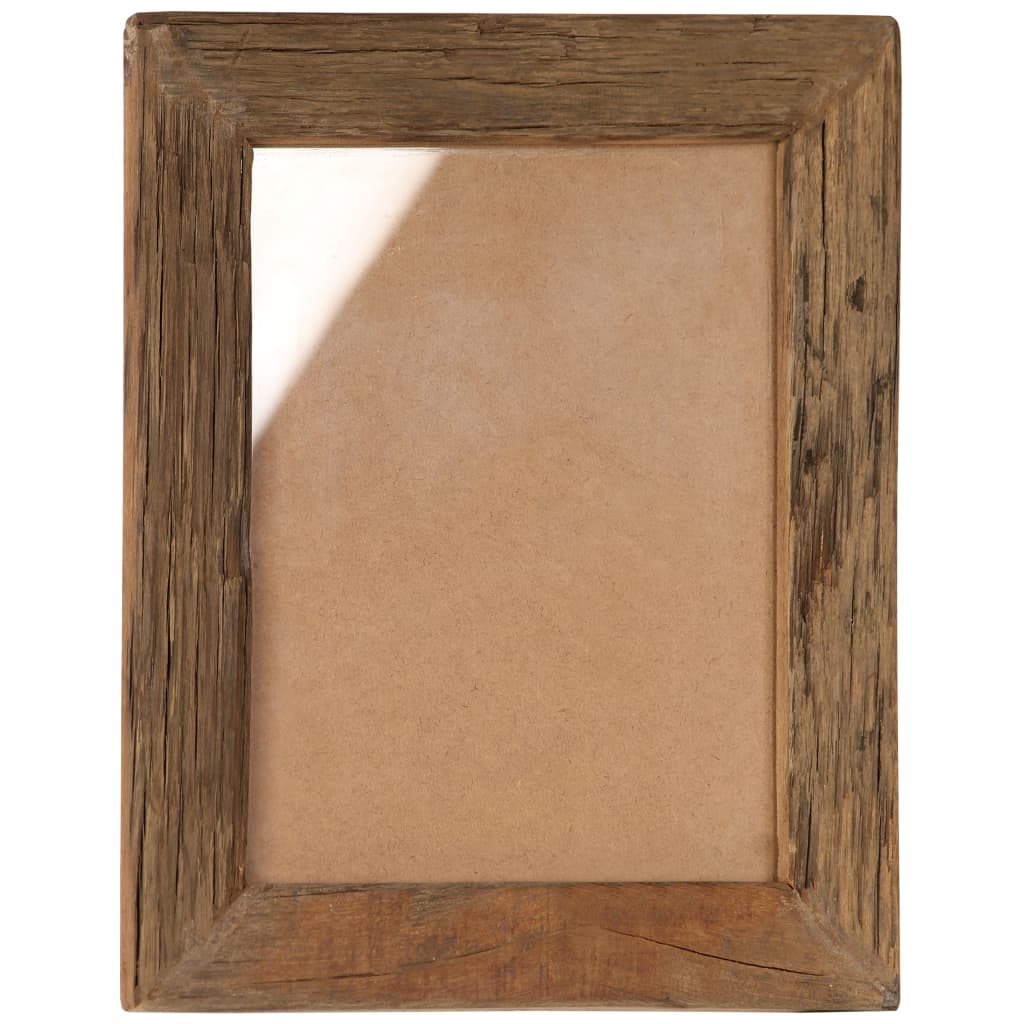 Fotolijsten 2 St 34X40 Cm Massief Gerecycled Hout En Glas