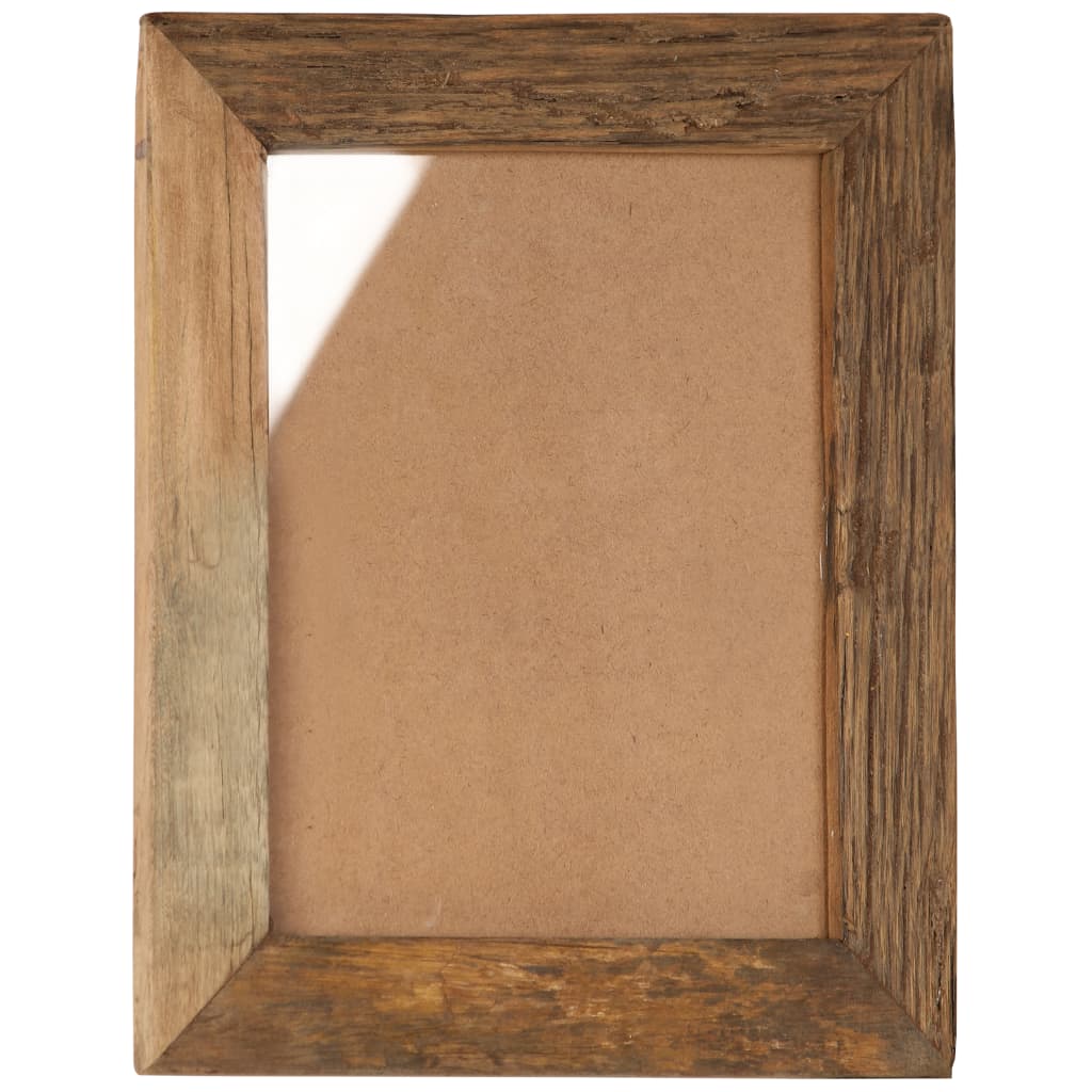 Fotolijsten 2 St 34X40 Cm Massief Gerecycled Hout En Glas