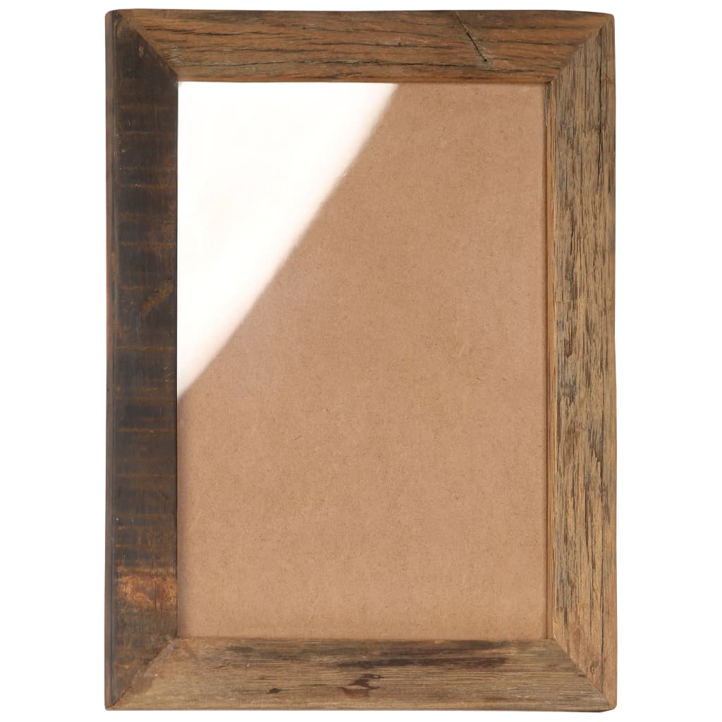 Fotolijsten 2 St 40X50 Cm Massief Gerecycled Hout En Glas
