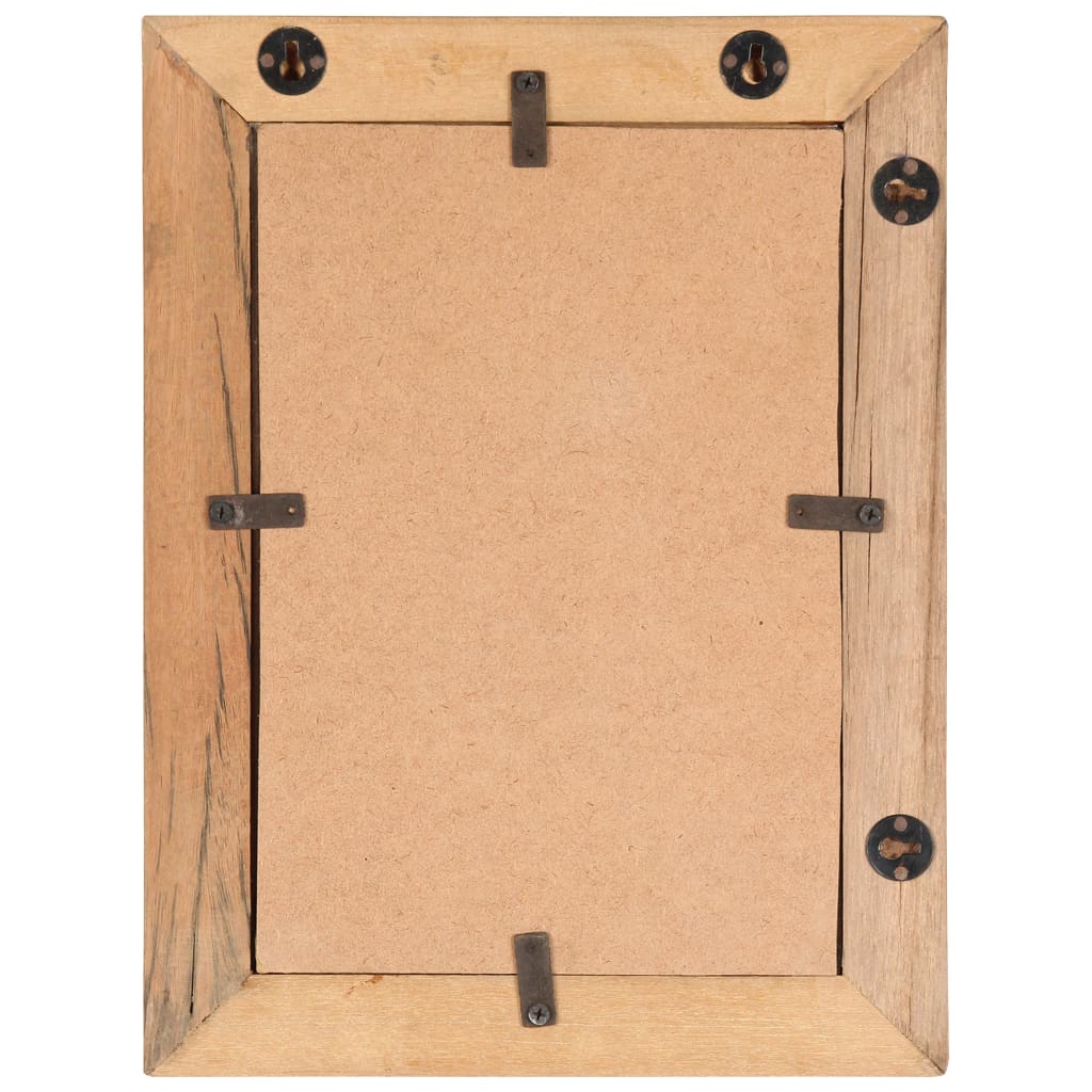 Fotolijsten 2 St 40X50 Cm Massief Gerecycled Hout En Glas