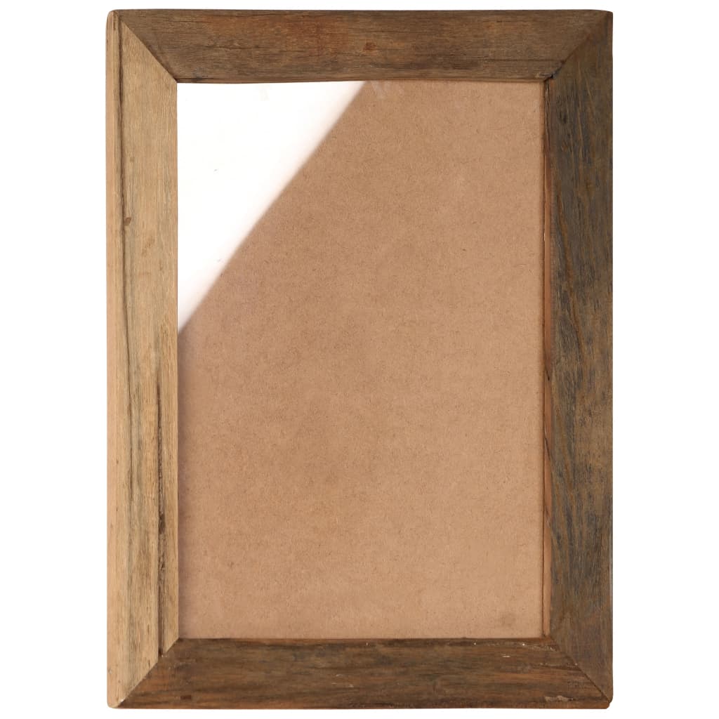 Fotolijsten 2 St 40X50 Cm Massief Gerecycled Hout En Glas