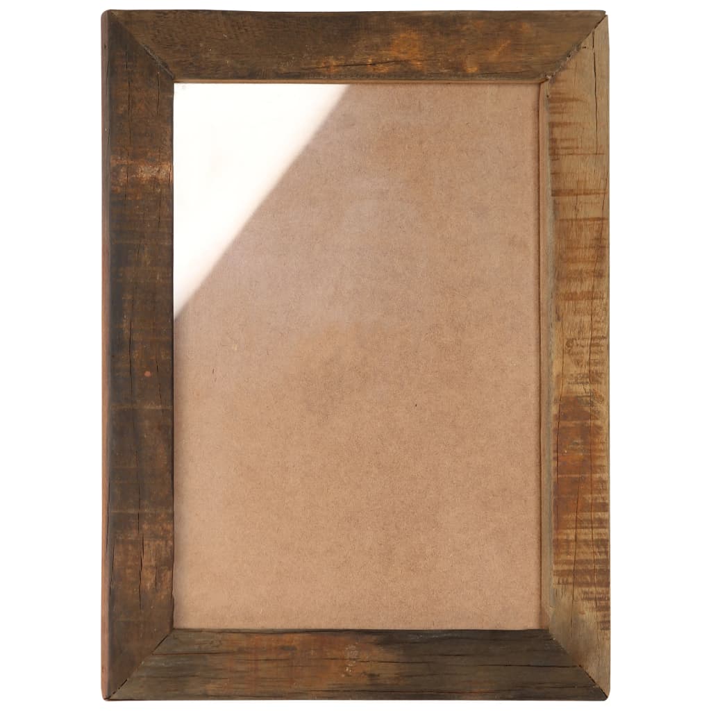 Fotolijsten 2 St 40X50 Cm Massief Gerecycled Hout En Glas