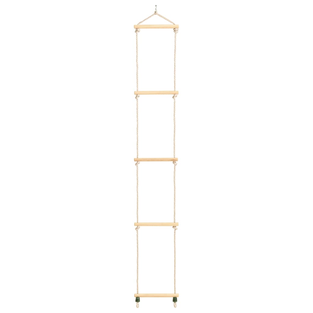 Touwladder 30X168 Cm Massief Hout En Pe