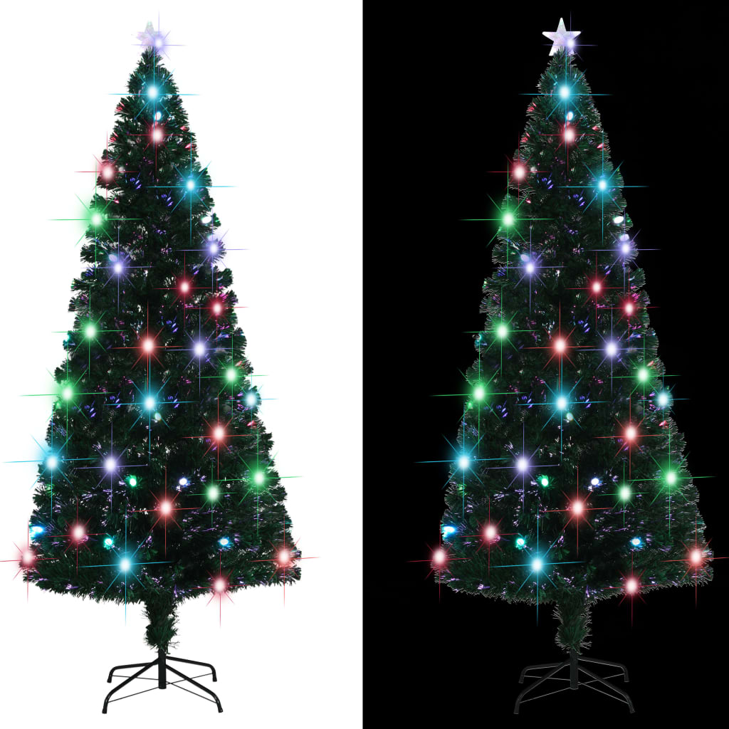 Kunstkerstboom Met Standaard/Led 210 Cm Glasvezel