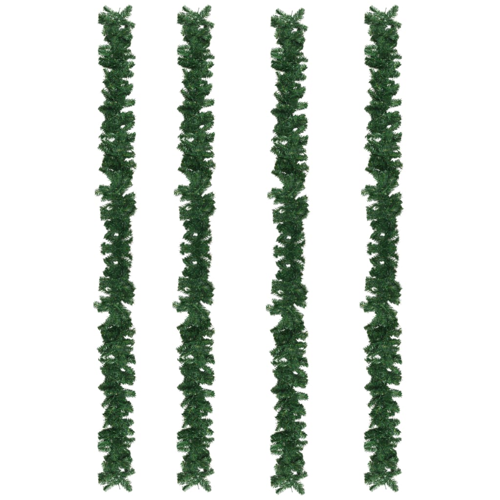 Kerstslingers 4 St 270 Cm Pvc Groen