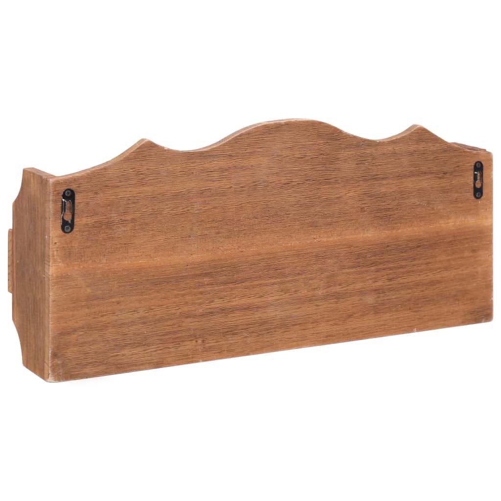 Wandkapstok 50X10X23 Cm Hout Bruin