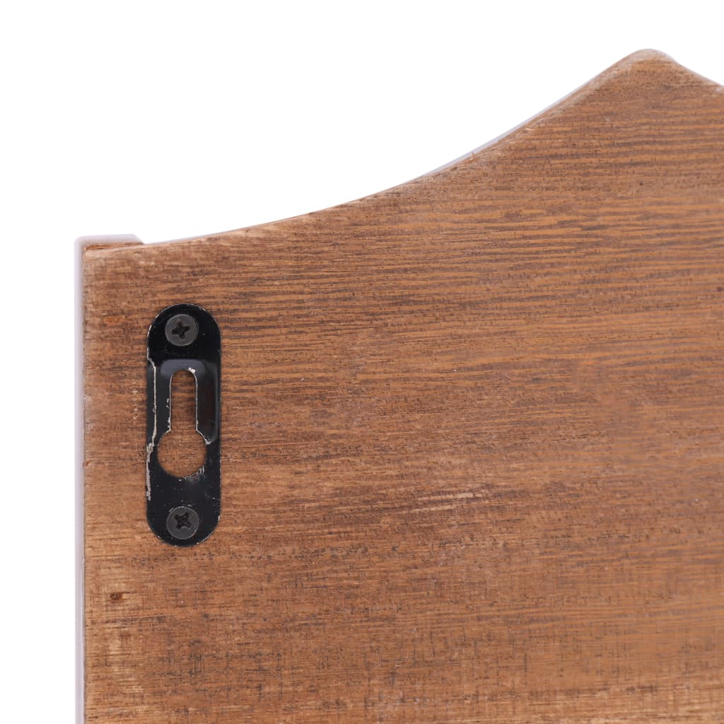 Wandkapstok 50X10X23 Cm Hout Bruin