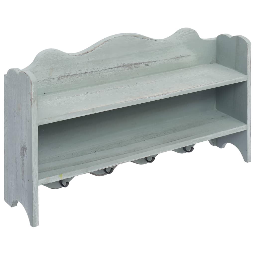 Wandkapstok 50X10X30 Cm Hout Groen