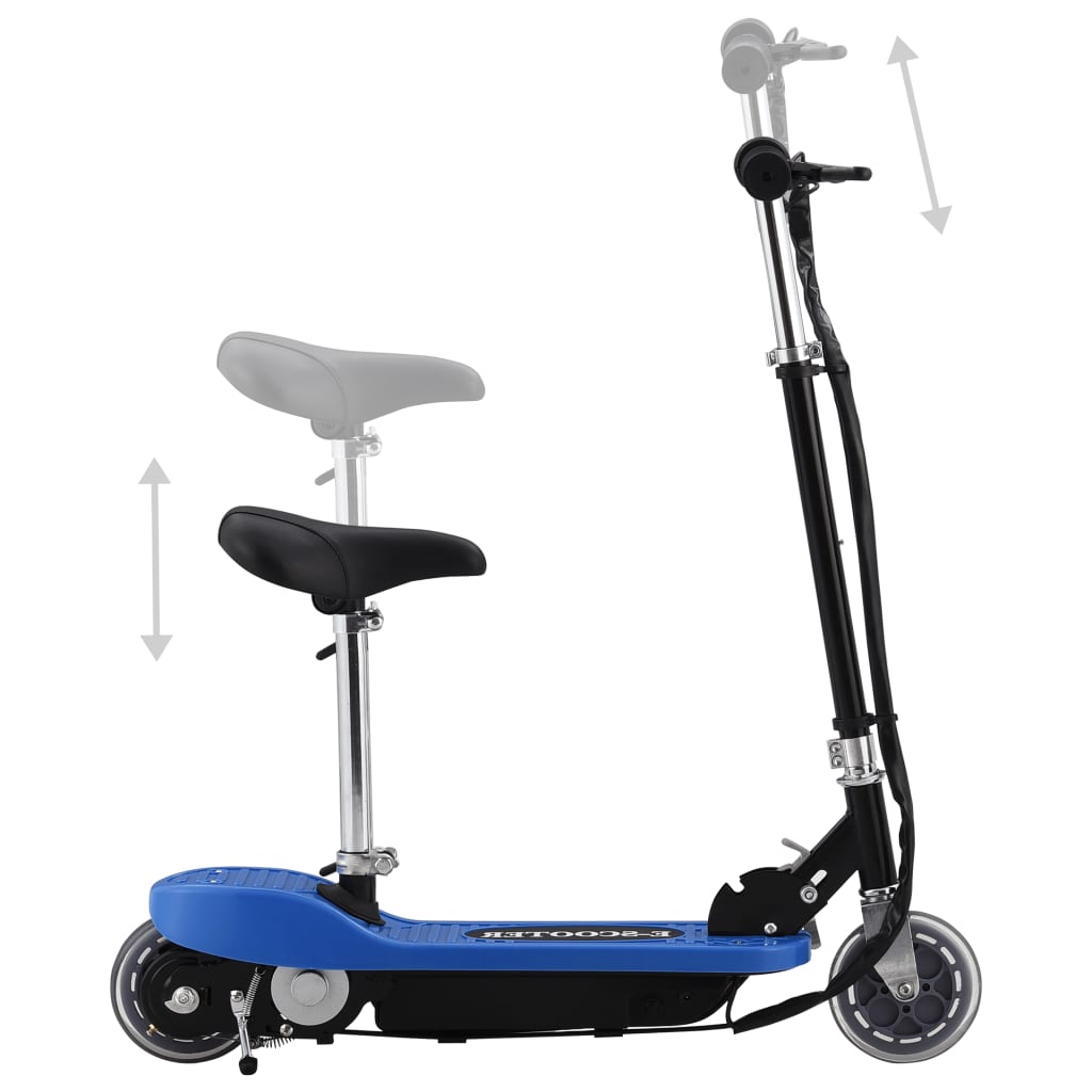Step Elektrisch Met Zitje 120 W Blauw