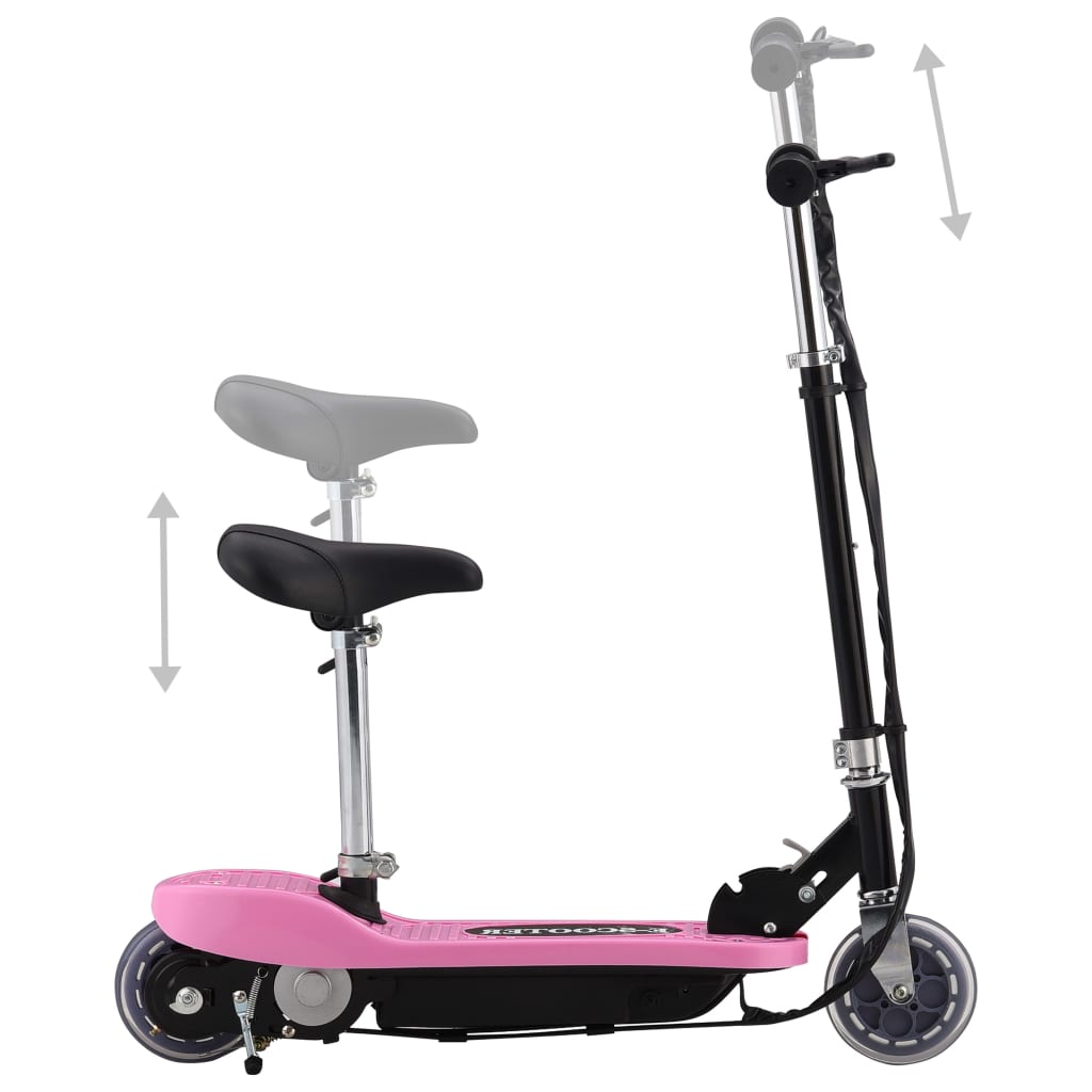 Step Elektrisch Met Zitje 120 W Roze