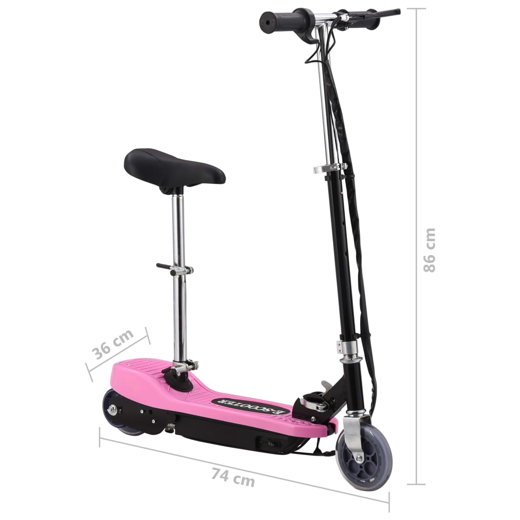 Step Elektrisch Met Zitje 120 W Roze