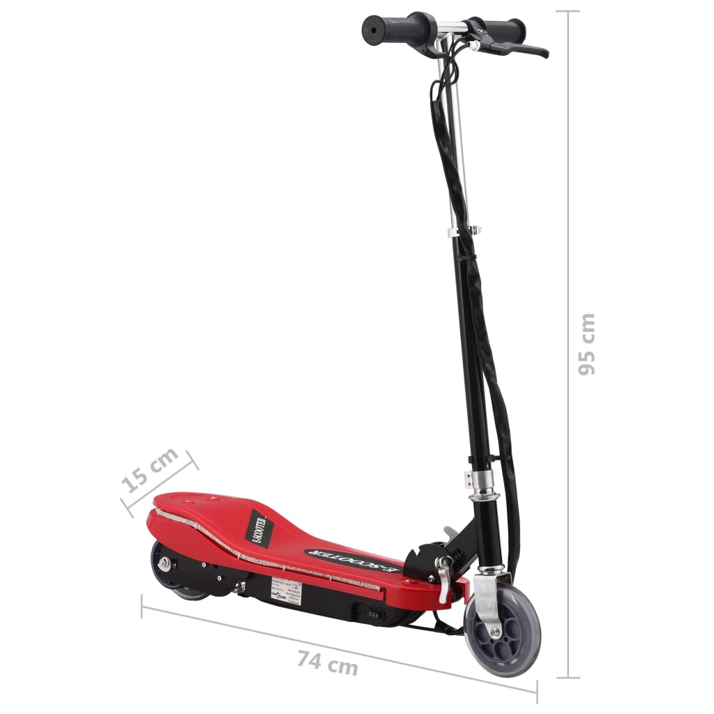 Step Elektrisch Met Led 120 W Rood