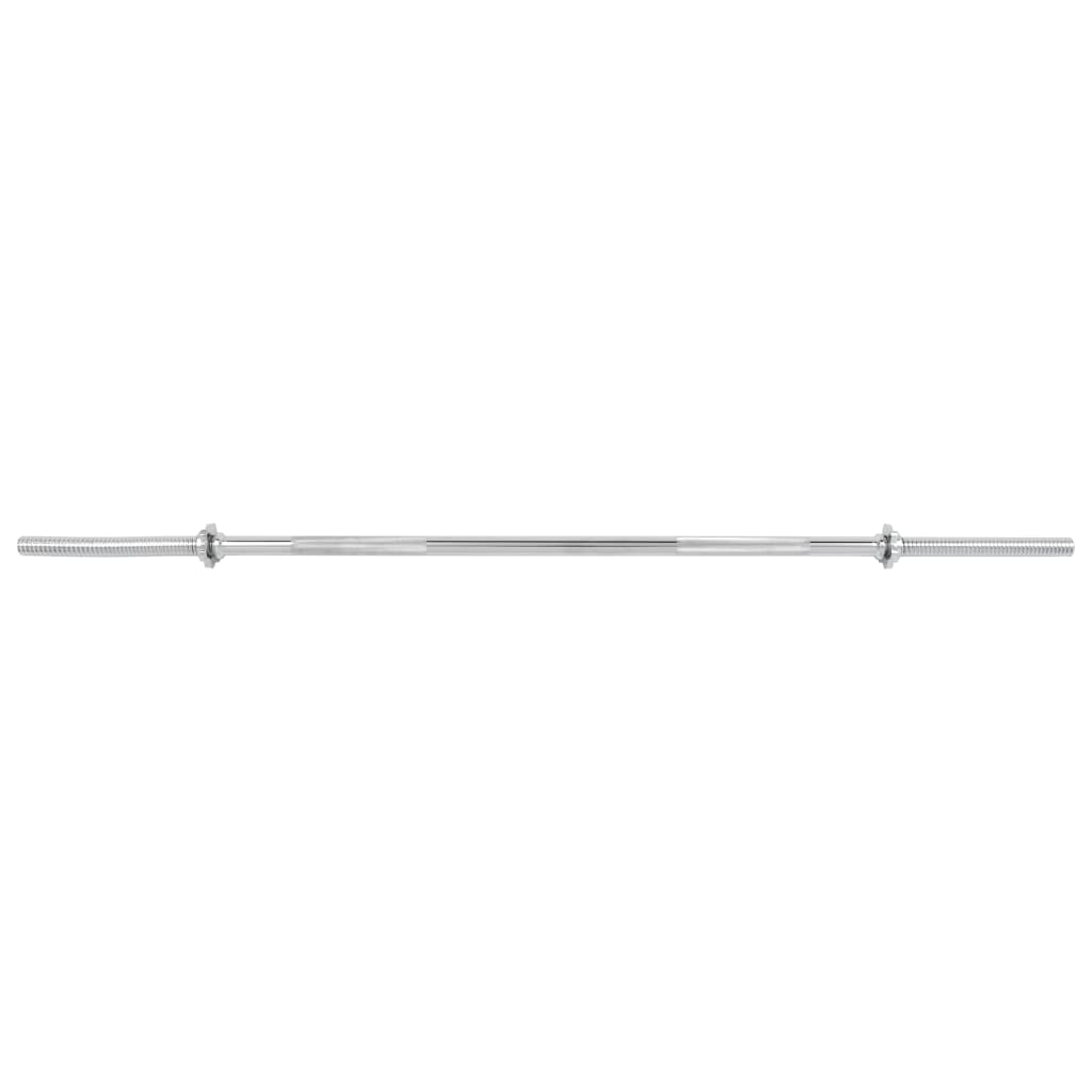 Halterstang 3X160 Cm Staal Zilverkleurig