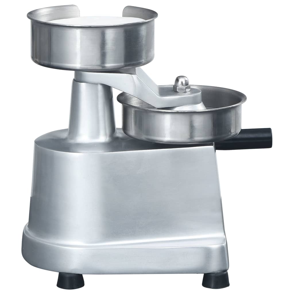 Hamburgerpersmachine Met 500 Scheidingsbladen 13 Cm Aluminium