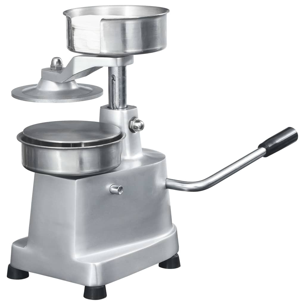 Hamburgerpersmachine Met 500 Scheidingsbladen 13 Cm Aluminium