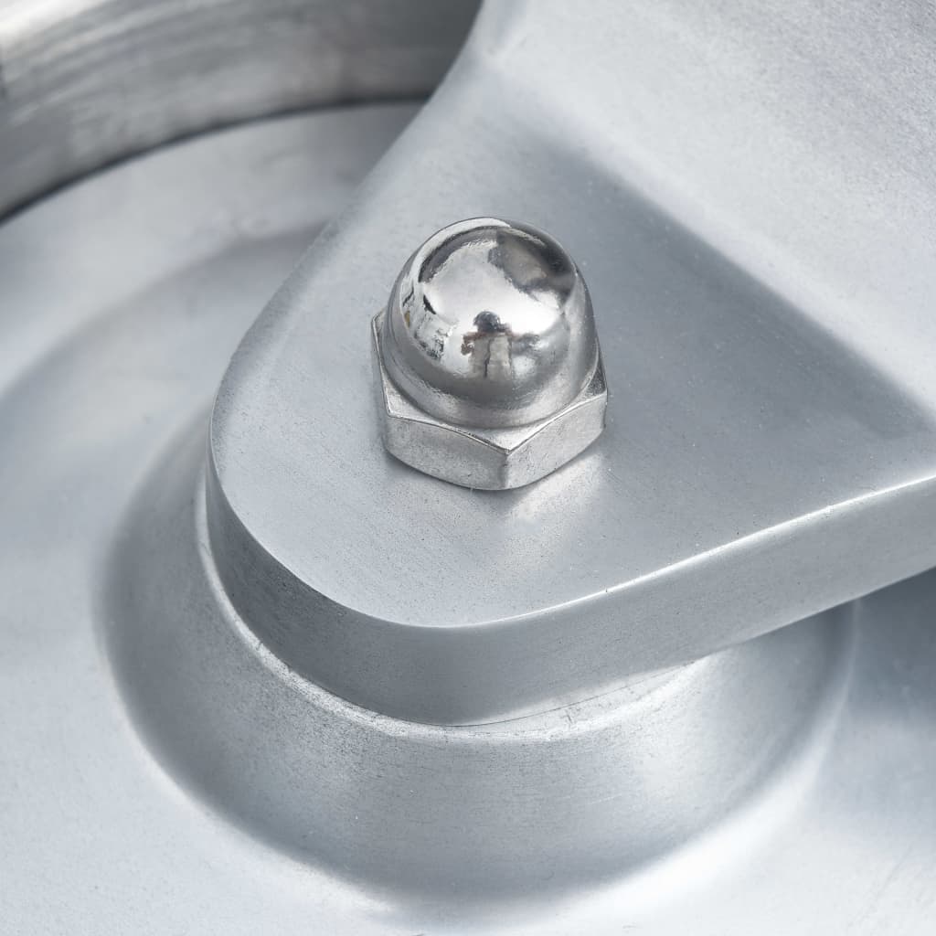 Hamburgerpersmachine Met 500 Scheidingsbladen 13 Cm Aluminium
