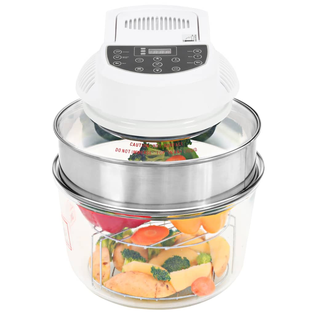 Heteluchtoven Met Uitbreidingsring En Timer 1400 W 17 L