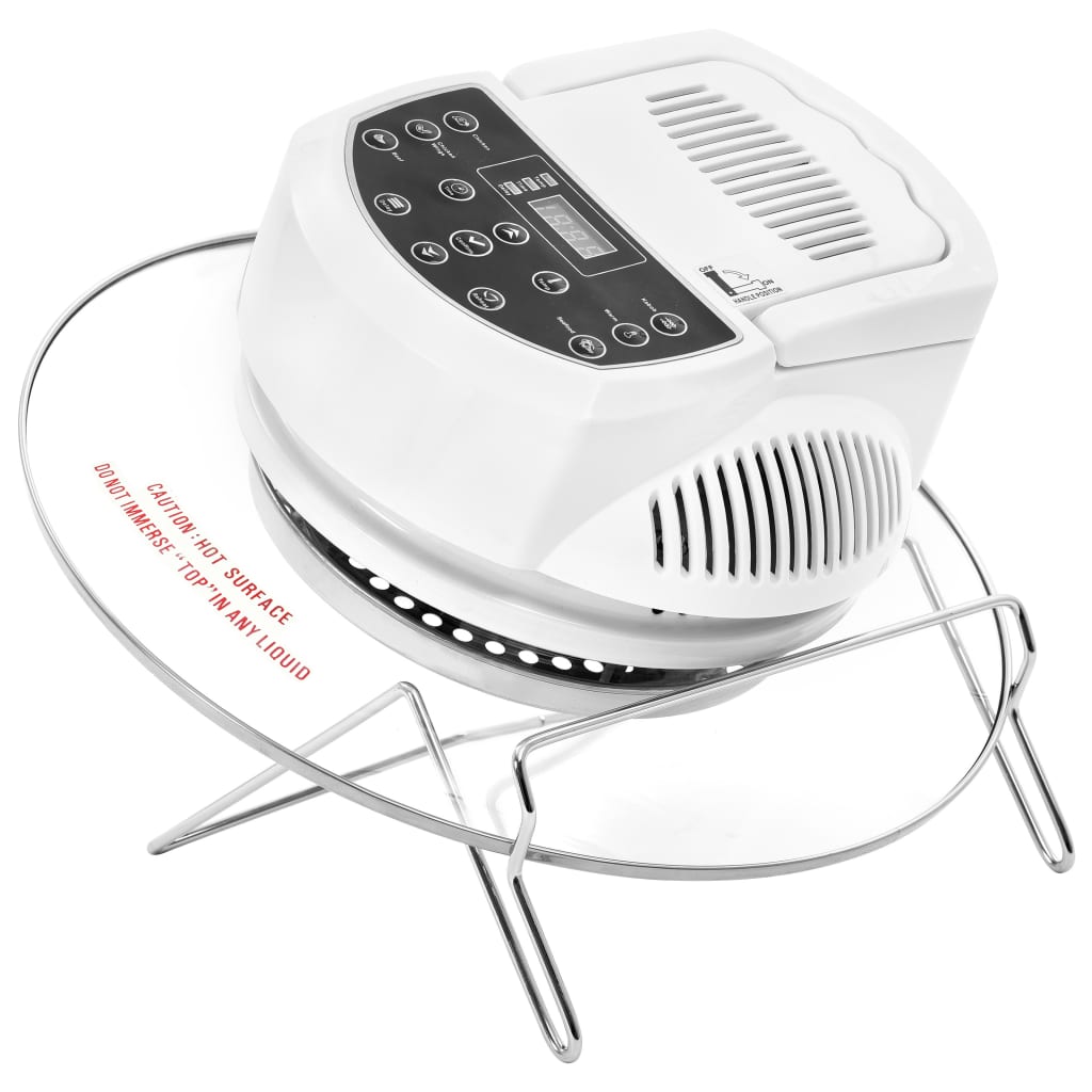 Heteluchtoven Met Uitbreidingsring En Timer 1400 W 17 L