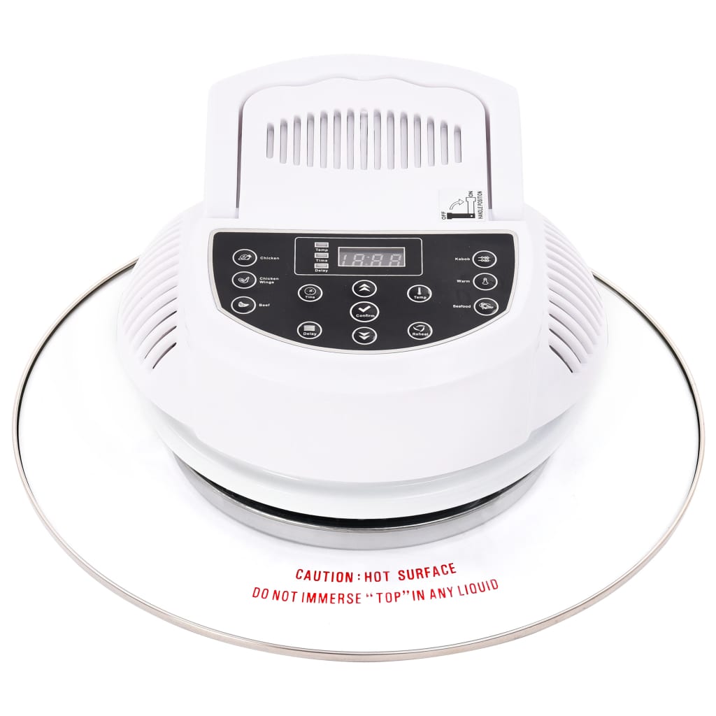 Heteluchtoven Met Uitbreidingsring En Timer 1400 W 17 L