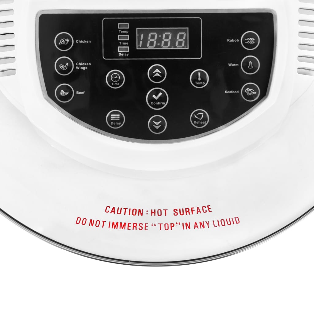 Heteluchtoven Met Uitbreidingsring En Timer 1400 W 17 L