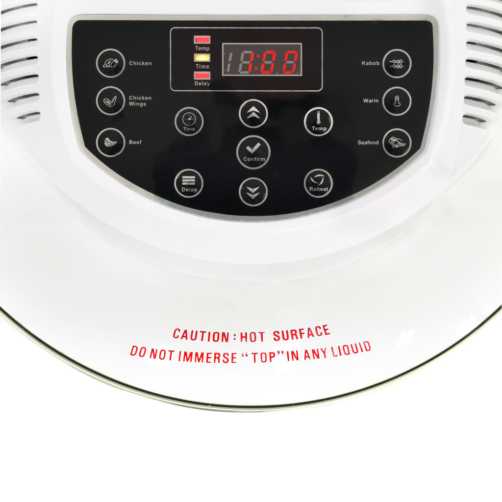 Heteluchtoven Met Uitbreidingsring En Timer 1400 W 17 L