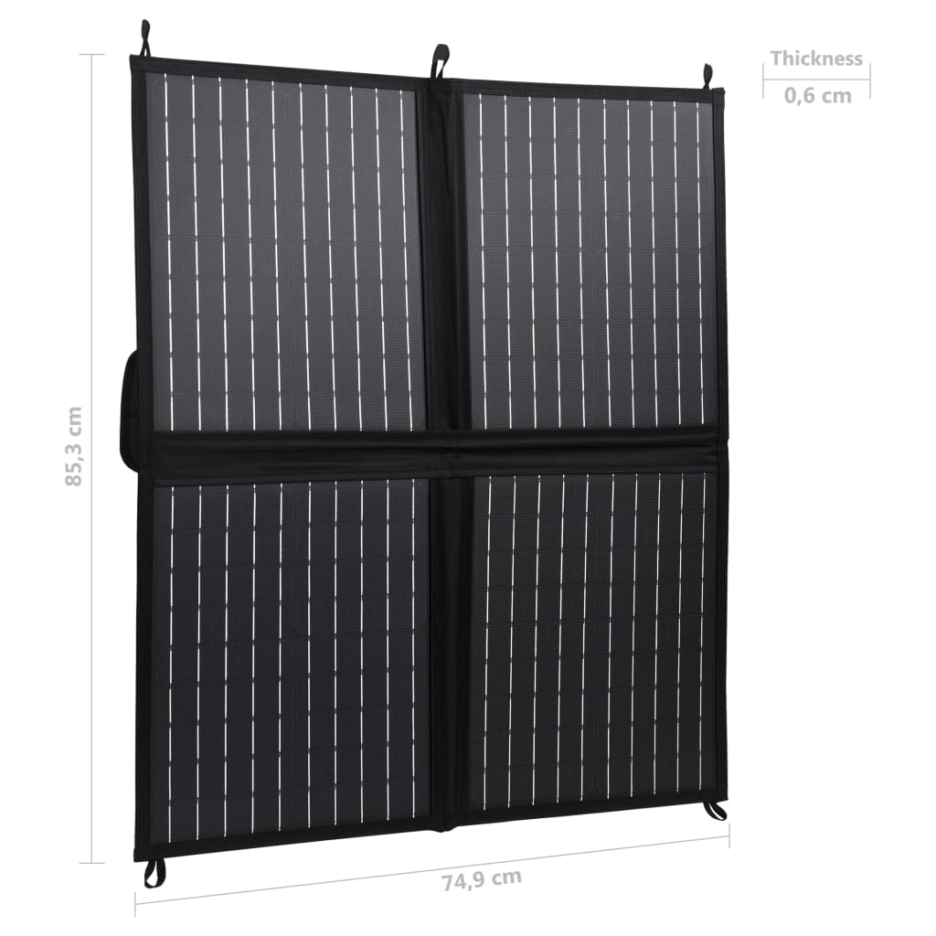 Zonnepaneeloplader Inklapbaar 80 W 12 V