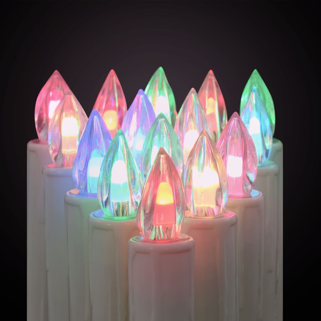 Led-Kaarsen Kerst Draadloos Met Afstandsbediening 100 St Rgb