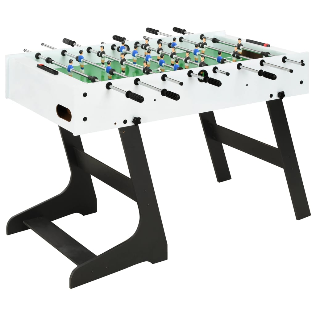 Voetbaltafel Inklapbaar 121X61X80 Cm Wit