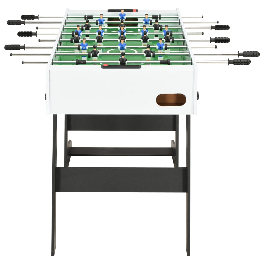 Voetbaltafel Inklapbaar 121X61X80 Cm Wit