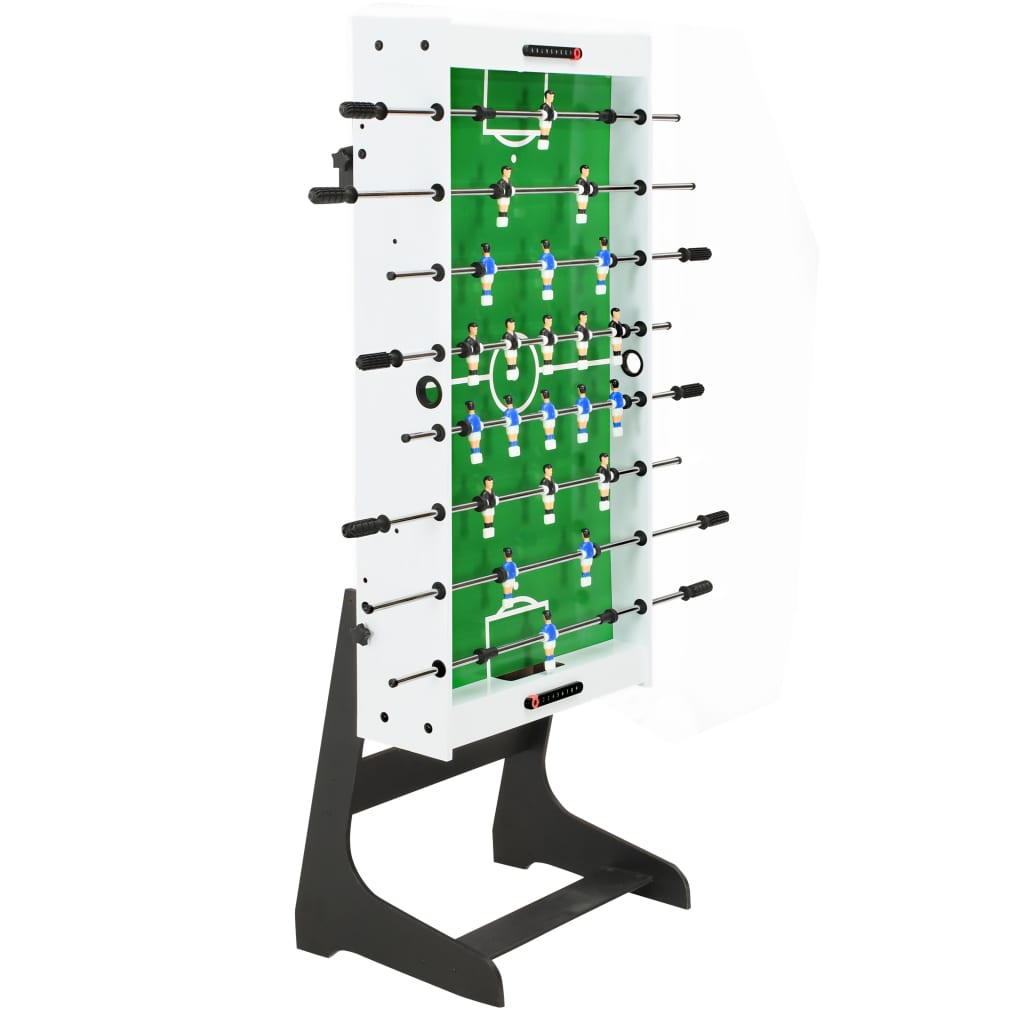 Voetbaltafel Inklapbaar 121X61X80 Cm Wit