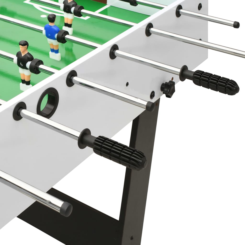 Voetbaltafel Inklapbaar 121X61X80 Cm Wit