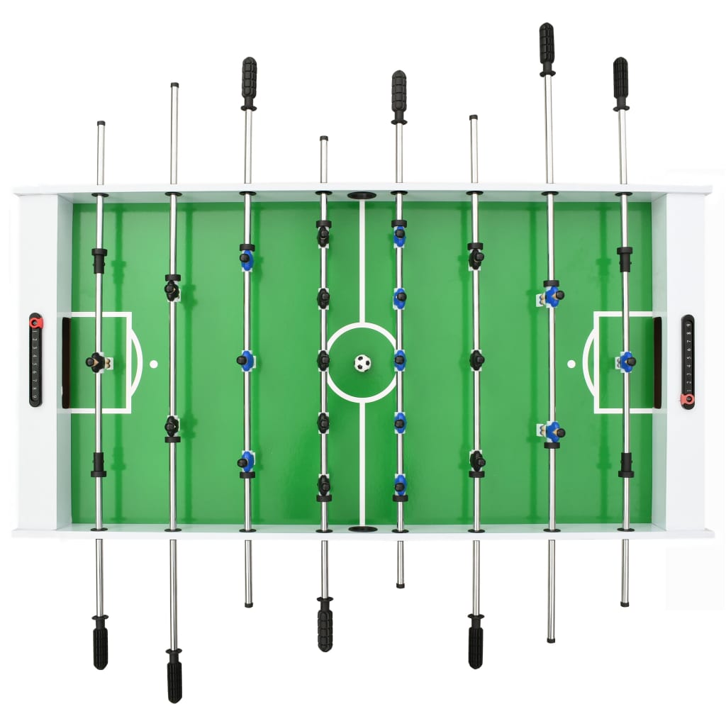 Voetbaltafel Inklapbaar 121X61X80 Cm Wit