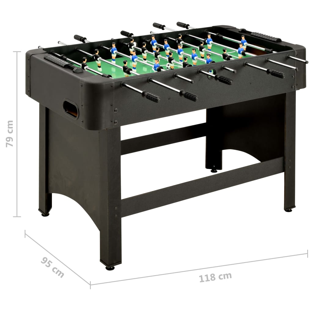 Voetbaltafel 118X95X79 Cm Zwart