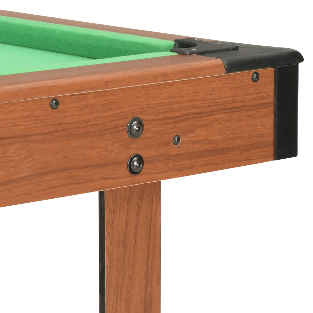 Biljarttafel 4 Feet 122X61X76 Cm Bruin