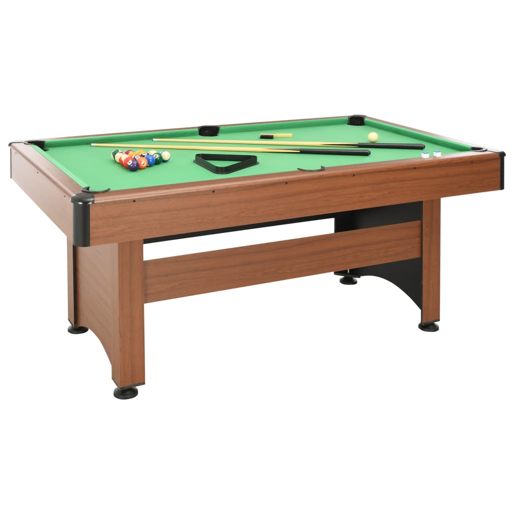 Biljarttafel 6 Feet 184X108X82 Cm Bruin