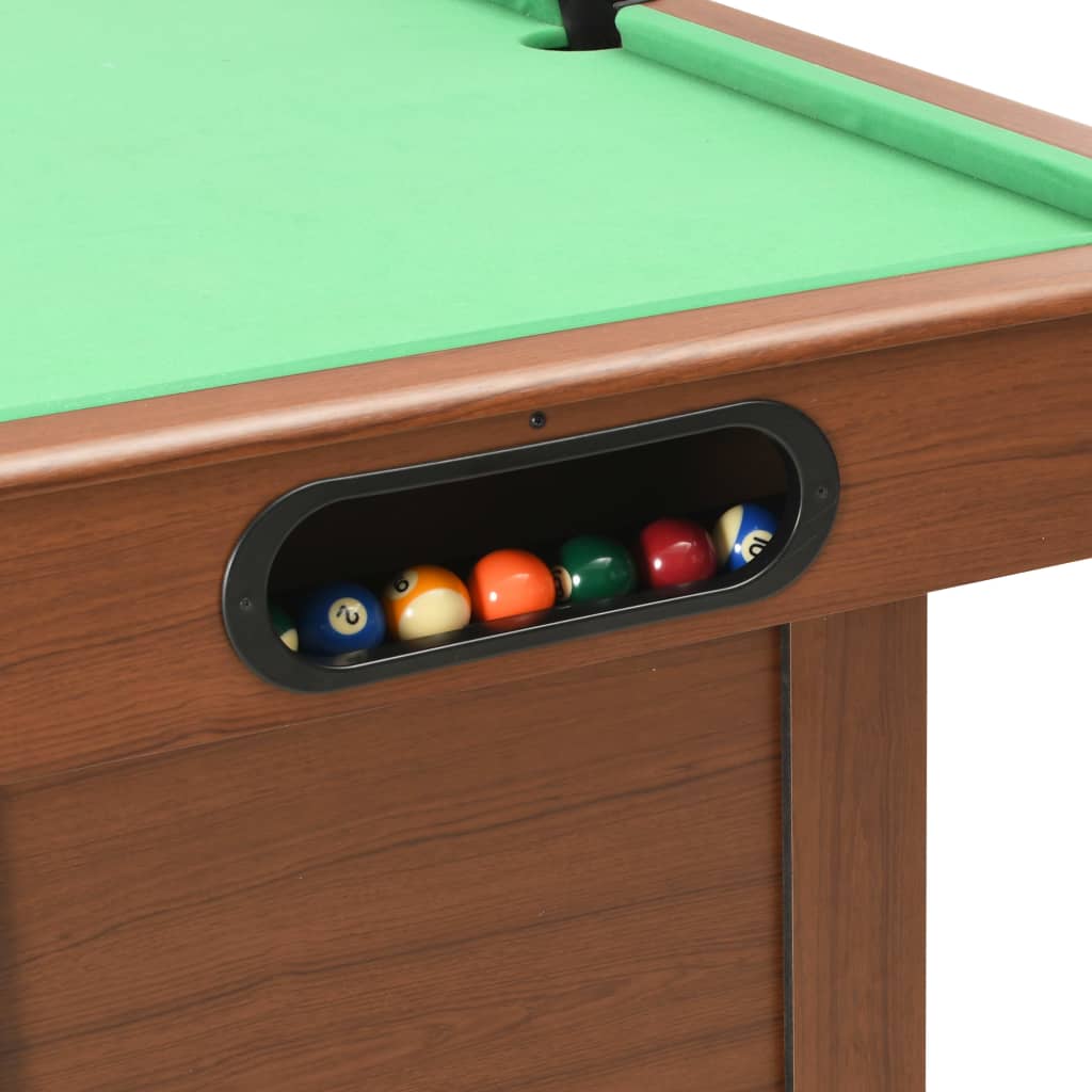 Biljarttafel 6 Feet 184X108X82 Cm Bruin