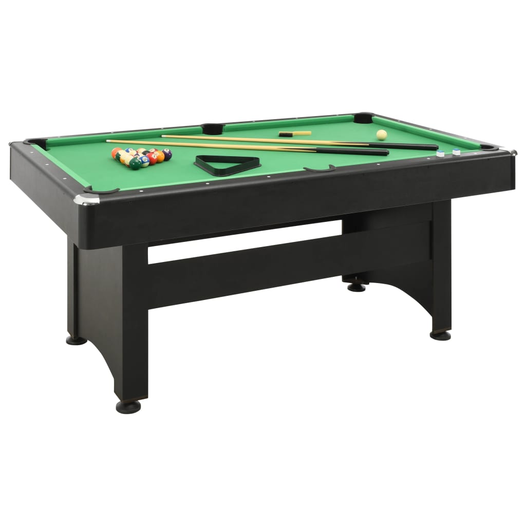 Biljarttafel 6 Feet 184X108X82 Cm Zwart