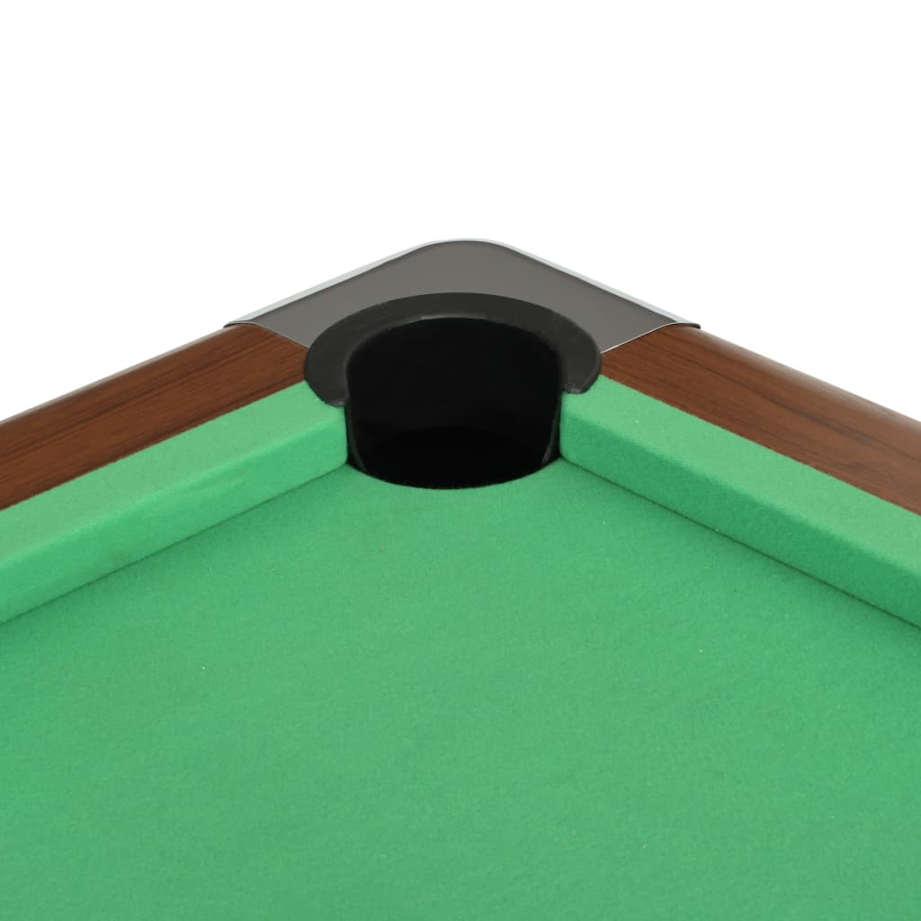 Biljarttafel 7 Feet 88 Kg 214X122X79 Cm Bruin