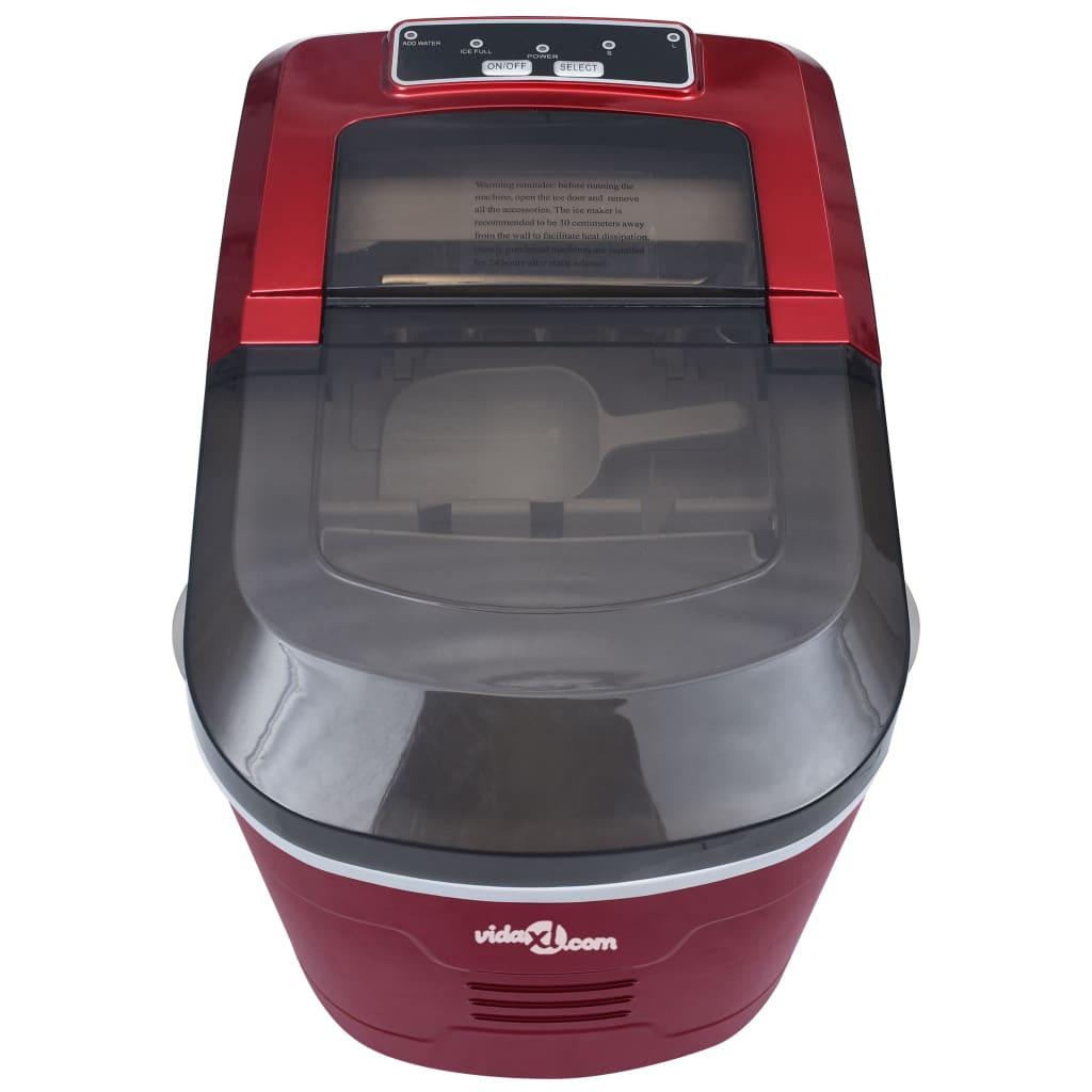 Ijsblokjesmachine 2,4 L 15 Kg/24 U Rood