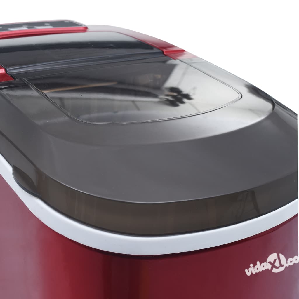 Ijsblokjesmachine 2,4 L 15 Kg/24 U Rood