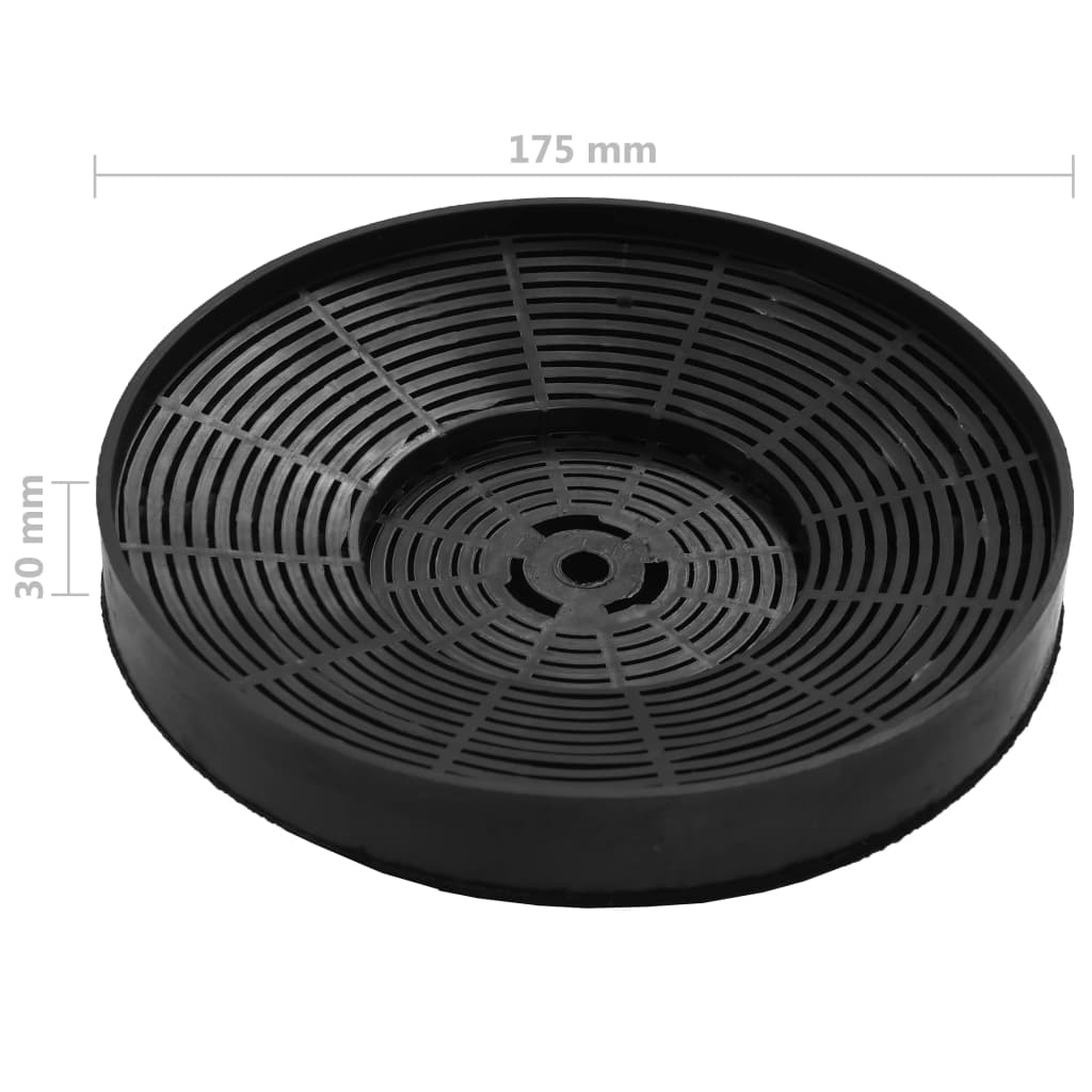 Koolstoffilters Voor Afzuigkap 2 St 175X30 Mm