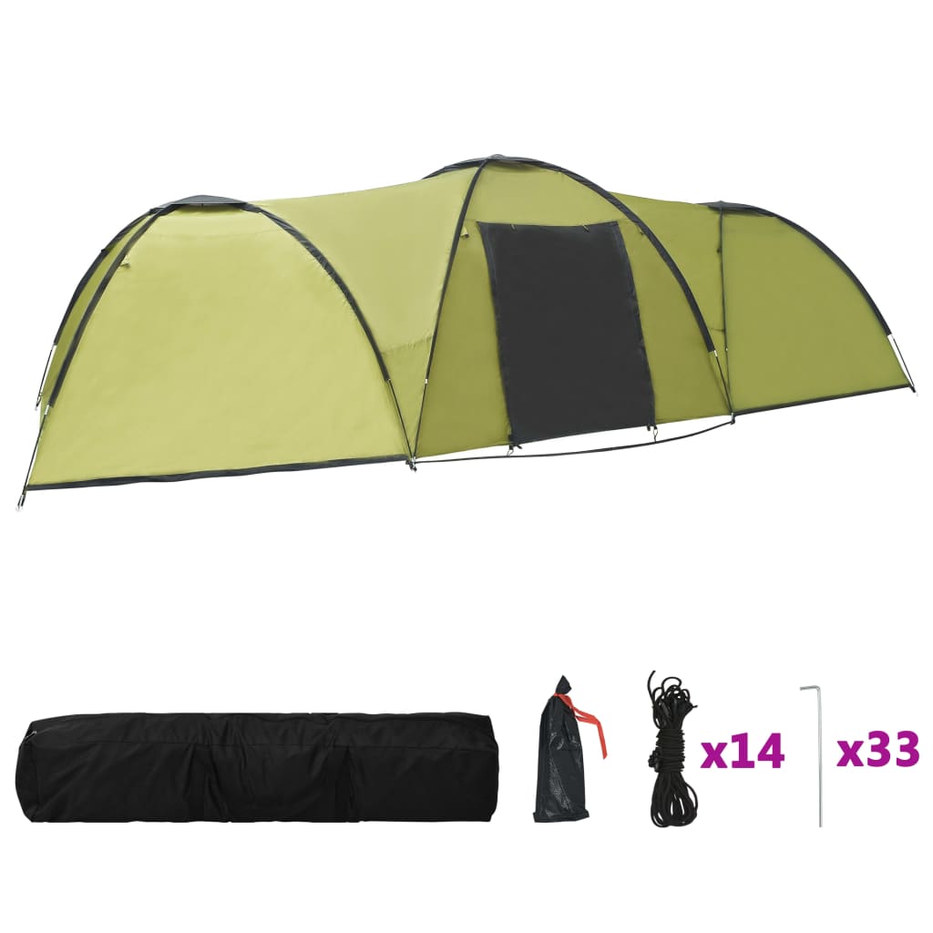 Iglotent 8-Persoons 650X240X190 Cm Groen